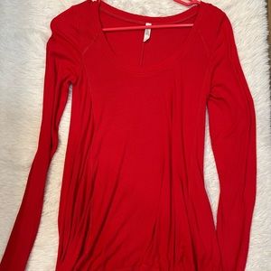 Free People red tunic XS